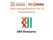 Ten 144 Ventures Startups to Pitch Live at TECH GARAGE Seminar Vol. 11